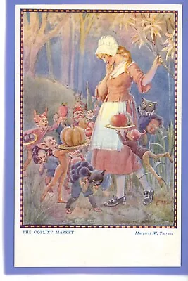 Old Vintage Postcard Artist Signed Margaret Tarrant The Goblins' Market Children • £1.99