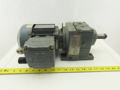 $299.99 • Buy Sew Eurodrive R37DT71C4TFIS 1/3HP Motor 230/460V 3Ph W/44.81:1 Inline Gearbox
