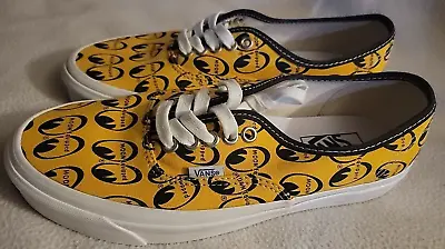 VANS X Mooneyes Authentic 44 DX Unisex Anaheim Factory Yellow Sneakers Men's 8 • $69.99