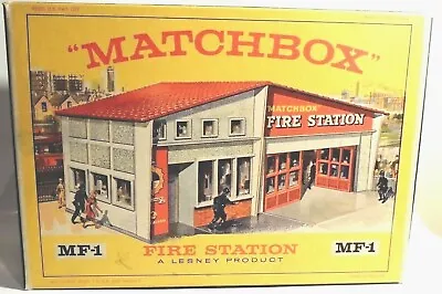 Matchbox Lesney Product MF-1 Fire Station Red Roof Empty Box Repro  ! • $22.07