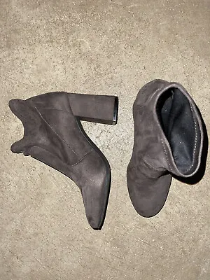 Abound Womens Ankle Boots Gray Vegan Suede Size 9 • $15
