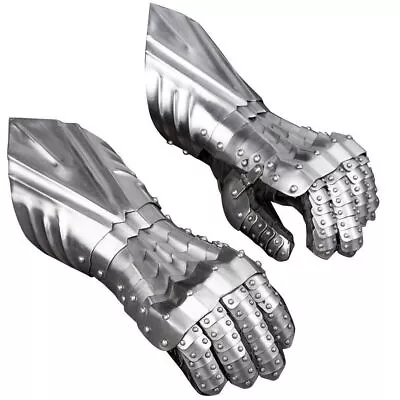 £110 • Buy 15th Century Medieval Gauntlets. Fully Articulated Re-enactment & Living History
