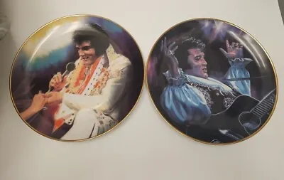 Lot Of 2 Commemorative Plate Collection Remembering Elvis & Elvis Remembered • $25
