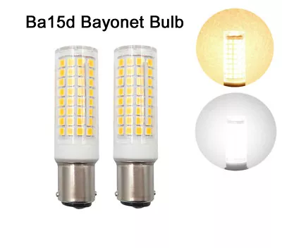 2x Ba15d Bayonet Led Bulb 102-2835SMD 7W 110V Ceramics Light Daylight/Soft White • $7.59