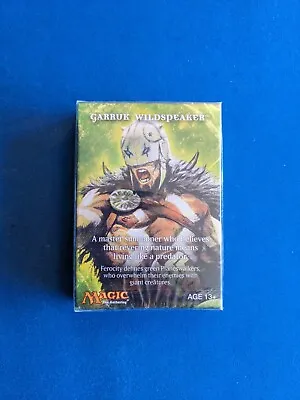 2010 Planeswalker Deck Garruk Wildspeaker Green SEALED 1x MtG **New** • $8.95