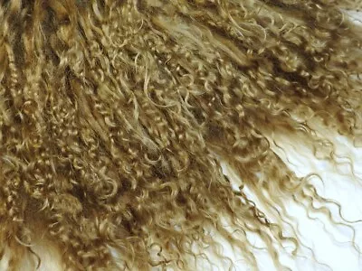 Acorn Brown Mohair Tibetan Lamb's Wool For Doll Wigs Reroot Reborn Or Bears 4x4  • $9.89