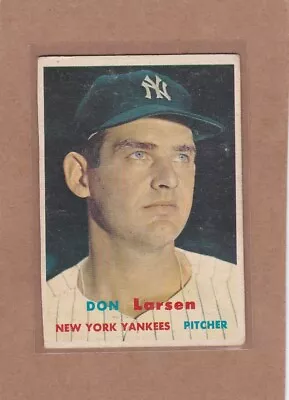 1957 Topps Baseball Don Larsen #175 Yankees Vg *a22902 • $8.75