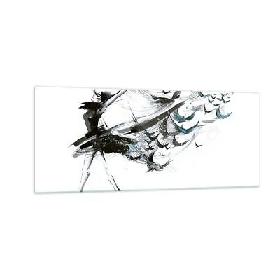 Glass Print 100x40cm Wall Art Picture Dance Woman Ballet Activity Medium Artwork • £78.59