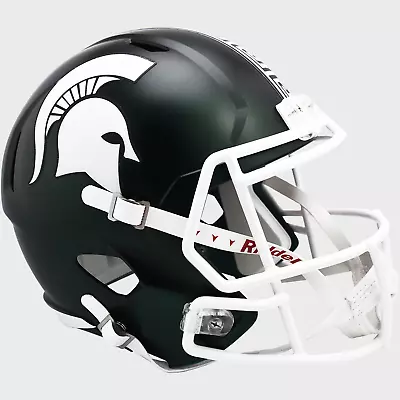 MICHIGAN STATE SPARTANS Riddell SPEED Full Size Replica Football Helmet (SATIN) • $125.95