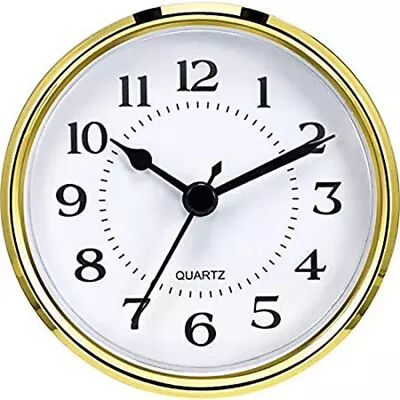 3-1/2 Inch 90 Mm Quartz Clock Fit-Up/Insert With Arabic NumeralQuartz • $10.04