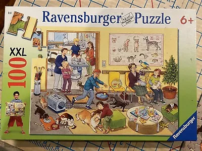 Ravensburger Jigsaw Puzzle In The Vet's Office 100 XXL Pieces Ages 6+ Complete • $20