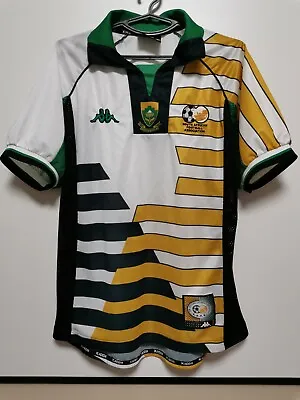 £150 • Buy SIZE M South AFRICA 1998-1999  HOME FOOTBALL SHIRT JERSEY KAPPA