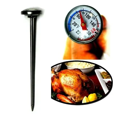 £3.69 • Buy Meat Thermometer Chicken Turkey Poultry Probe Temperature Cooking Baking Food