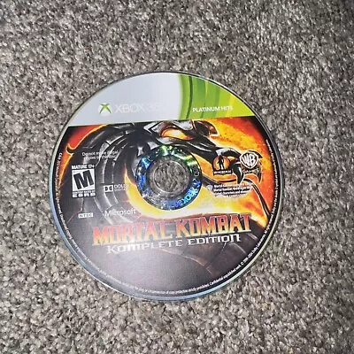 Mortal Kombat -- Complete Edition (Microsoft Xbox 360 2012) DISC ONLY  • $19.99