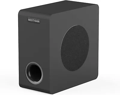 BESTISAN Powered 6.5’’ Home Audio Subwoofer Deep Bass Response Subwoofers • $59.99