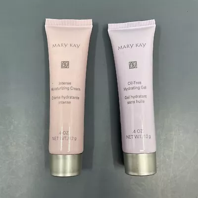 Mary Kay Oil-Free Hydrating Gel .4 Oz And Intense Moisturizing Cream .4oz NOS • $12.50