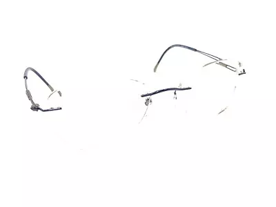 Silhouette 5521 70 4540 Titanium Blue Rimless Eyeglasses Frames 19 140 Austria • $99.99