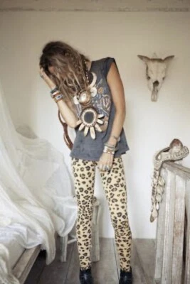 $40 • Buy Spell And The Gypsy Wild Cat Leggings M