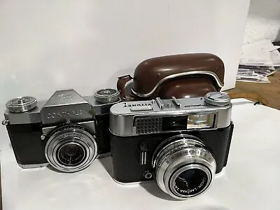 £40 • Buy 2x Old Vintage 35mm Film Cameras. ZEISS VOIGTLANDER. Please Read