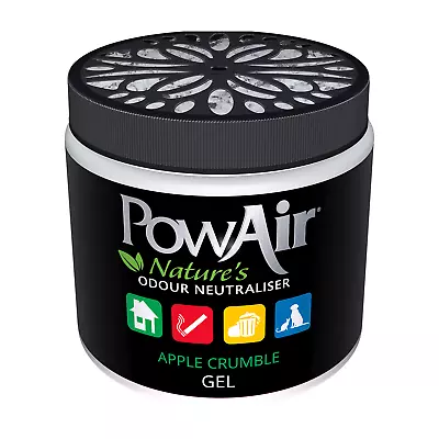 Odour Neutraliser Natural Pet Safe Remove Bad Smells Guaranteed PowAir Gel  • £18.69