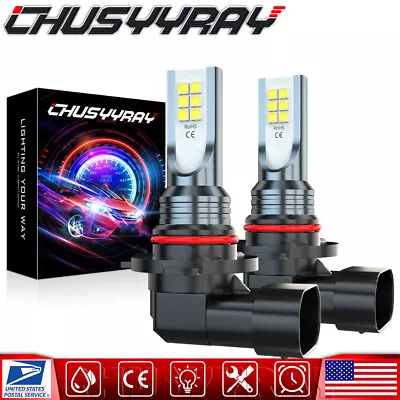 2x 9145 9140 LED Fog Light Bulbs For Ford Mustang 2005-2012 6000K Cool White • $10.99