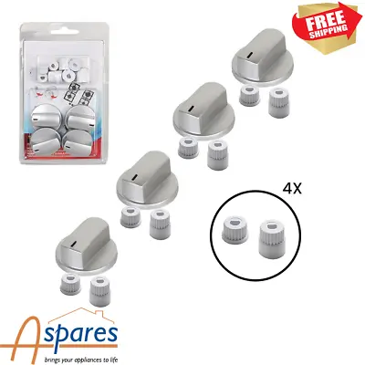 4x CANDY  Oven Cooker Brown Hob Flame Burner Hotplate Control Switch Knobs • £7.95