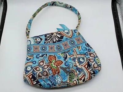 Vera Bradley  Bali Blue  Retired Pattern Small Handbag Purse • $15.99