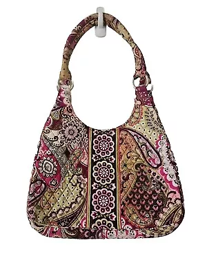 Vera Bradley Very Berry Paisley Shoulder Bag Purse In Excellent Condition  • $10