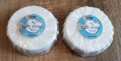 Lot Of 2 Disney Resorts Mickey Mouse Bath Soap With Mickey Impression Round Bar • $4.99