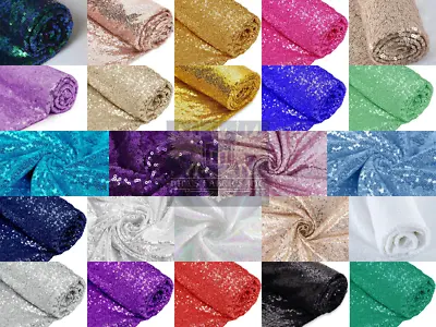 Mini Glitz Sequins Fabric For Dresses Decorations Crafts Sold By The Yard  • $12.99