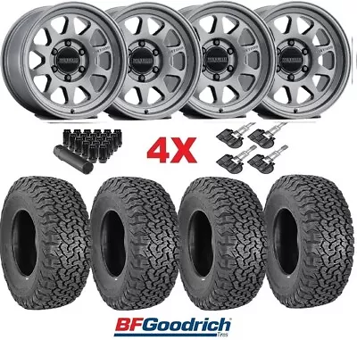 Method Titaniun Wheels Rims Tires 265 70 17 Bfgoodrich Trail Terrain Mr316 • $2395