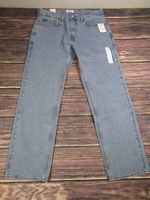 Denizen Levi's NEW NWT Mens 285 Relaxed 34x32 Light Blue Denim Jeans Straight • $18.99