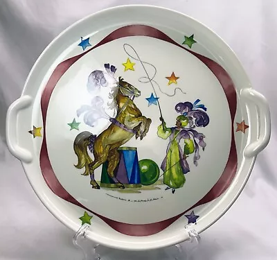 Villeroy & Boch Le Cirque Round Handled Cake Plate Or Serving Platter - NICE • $28.95