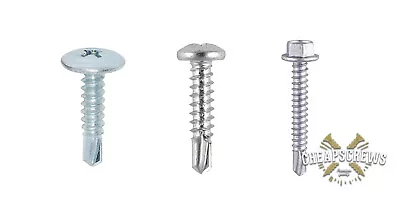 Self Drilling Tek Screws Metal Fixing Roofing Sheeting Framing Hex - Wafer - Pan • £2.60