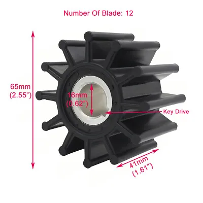 Sherwood 10615k Water Pump Impeller - Mercruiser Cmd Qsd 2.0l Ei/es 115 - 170hp • $18.98