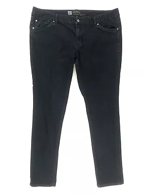 MOSSIMO Premium Denim Skinny Leg Jean Womens 18 Regular Blue Dark Wash W40” L32” • $15.99