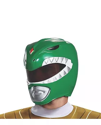 Green Ranger Helmet Mighty Morphin Power Rangers Halloween Costume Accessory • $35.95