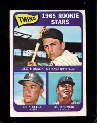 1965 Topps #597 Joe Nossek/rich Reese/john Sevcik Vgex (rc) Twins Rookies • $5.50