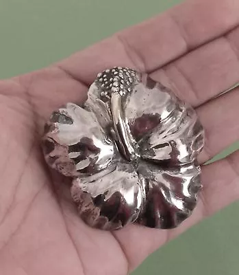 Sterling Silver YAACOV HELLER Huge Flower Pin-Brooch-Pendant Combo-Beautiful!! • $71.99