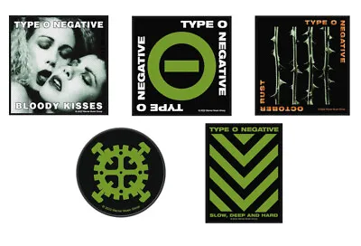 Type O Negative - Official Patches (October Rust/Bloody Kisses/Symbols/Gears) • £3