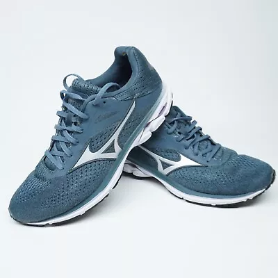 VGC! Mizuno Wave Rider 23 Womens Sz 9 Running Sneakers Shoes Blue.  NICE! • $24.99