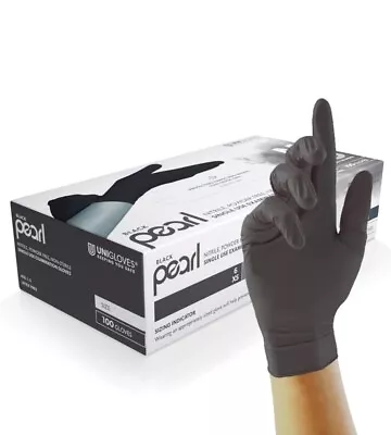 Unigloves Pearl Nitrile GP0034 Examination - Multipurpose LargeBlack • £7.25