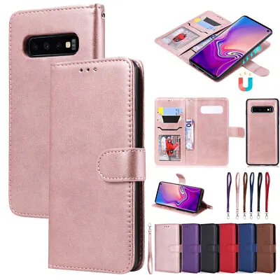 For Samsung S24Ultra S24 A21S S22 A13 A33 A53 Removable Flip Leather Wallet Case • $21.84