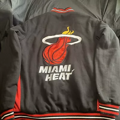 Vintage Miami Heat Jacket JH Designs Reversible Jacket Size 2XL Very Clean • $49.99