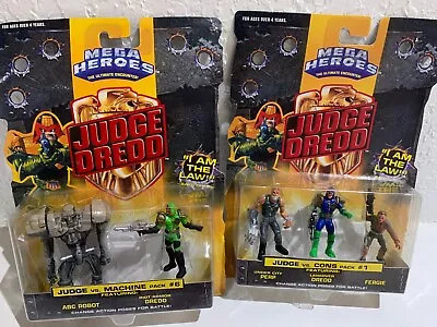 1995 Judge Dredd Mega Heroes Judge Vs. Machine & Cons #6 #1 Lot Of 2 • $37.27