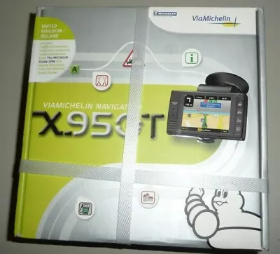 ViaMichelin X-950t 3.5  Sat Nav Car UK Automotive GPS Navigator Receiver System • £15