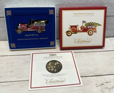 £13.41 • Buy The White House Historical Assoc 2016 Christmas Ornament H. Hoover Fire Engine