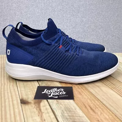 FootJoy Flex XP Spikeless Golf Shoes Mens 13M Casual Lightweight Mesh Blue 56268 • $39.97