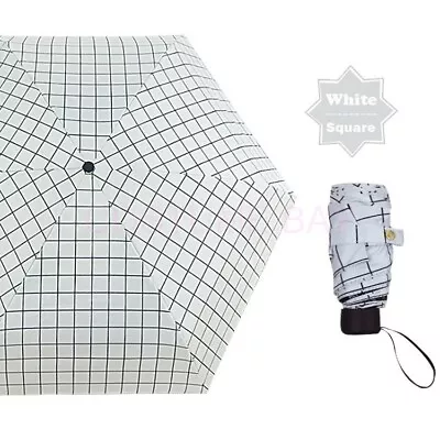 $23.95 • Buy Travel Mini Portable Pocket Compact Umbrella 5 Folds Anti-UV Rain Sun Umbrella 