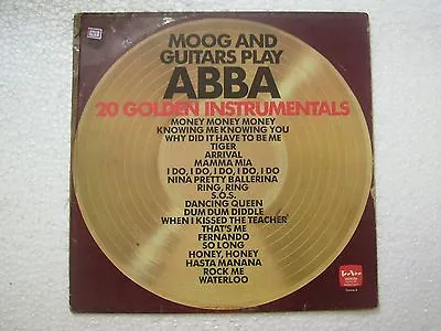 ABBA MOOG & GUITARS PLAY ABBA  RARE LP RECORD Vinyl  AUSTRALIA Vg • $99